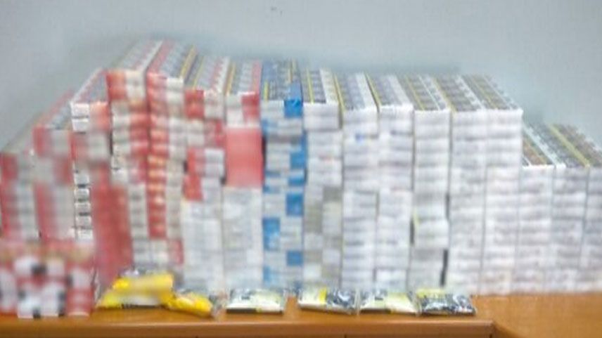 1.720 paket kaçak sigara ile yakalandılar