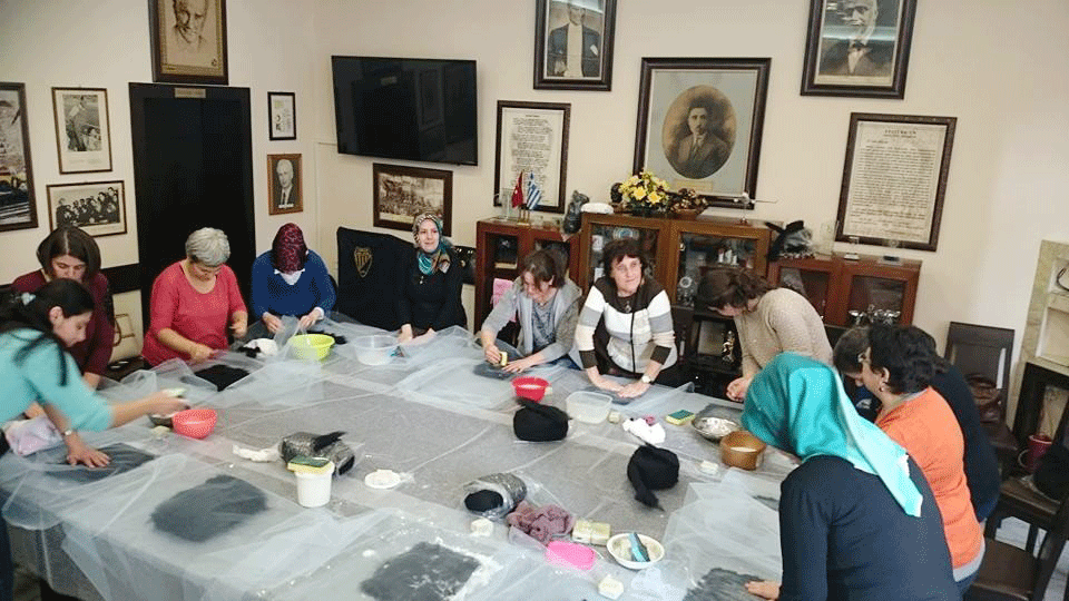 BAKEŞ'ten Keçe Sanatı Eğitim Atölyesi