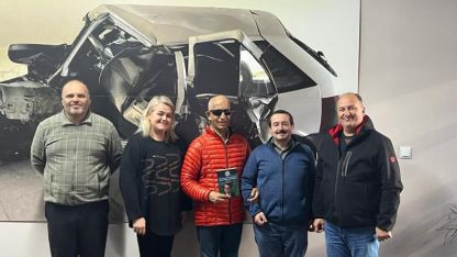 Görme Engelli Dağcı Necdet Turhan, DEB Partisini ziyaret etti