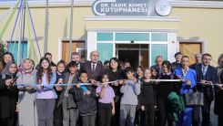 Dr. Sadık Ahmet kütüphanesi açıldı