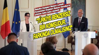 Belçikalı Bakan Dendias'ın yüzüne baka baka Türkiye'yi övdü