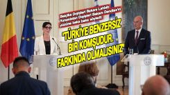 Belçikalı Bakan Dendias'ın yüzüne baka baka Türkiye'yi övdü