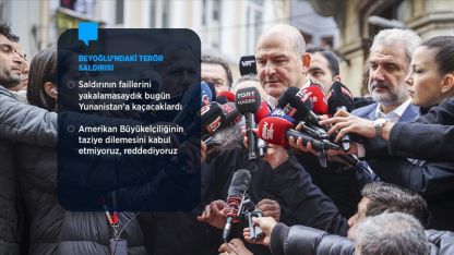 Soylu: Beyoğlu'ndaki terör saldırısını tertipleyeni de yakaladık
