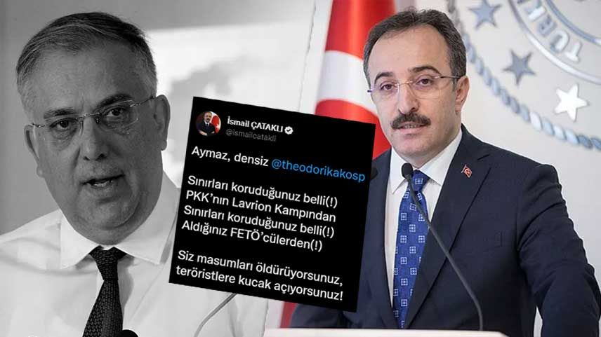 Türkiye'den Theodorikakos'a çok sert cevap: Aymaz, densiz...