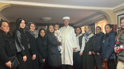 Gazhane Mahallesi kadınlarından Müftü Trampa’ya ziyaret 