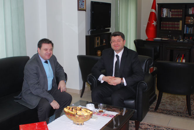 FRANSA’NIN SELANİK BAŞKONSOLOSU TİMONİER BAŞKONSOLOS SARNIÇ’I ZİYARET ETTİ