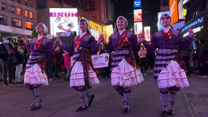 New York’un Times Meydanı’nda Dünya Türk Kahvesi Günü kutlandı
