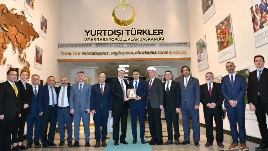 YTB Başkanı Eren, Batı Trakya Türk Azınlığı Danışma Kurulu üyeleriyle görüştü