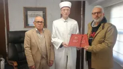 İskeçeli Mücellit Müftü Trampa’yı ziyaret etti