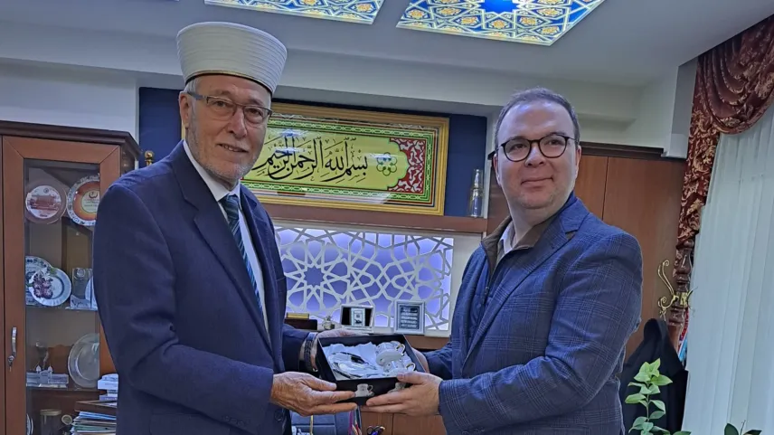 Başkonsolos Ünal’dan Müftü Şerif’e iade-i ziyaret