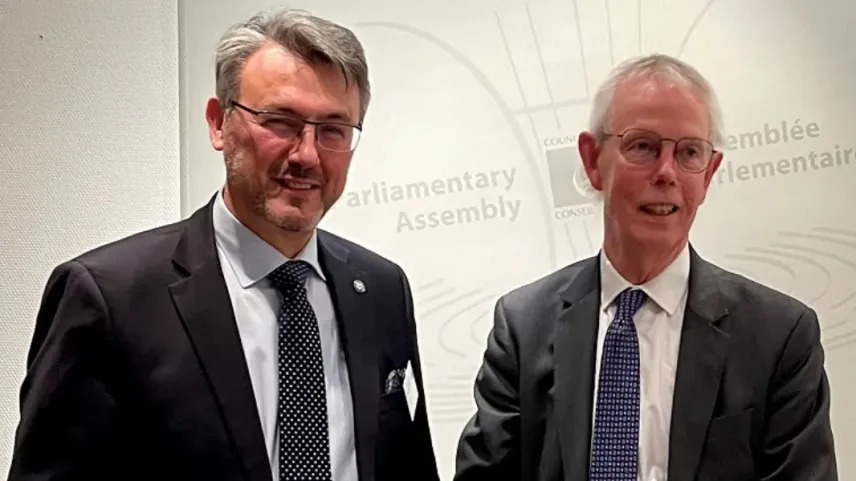 ABTTF Başkanı Habipoğlu, AKPM Başkanı Tiny Kox ile görüştü