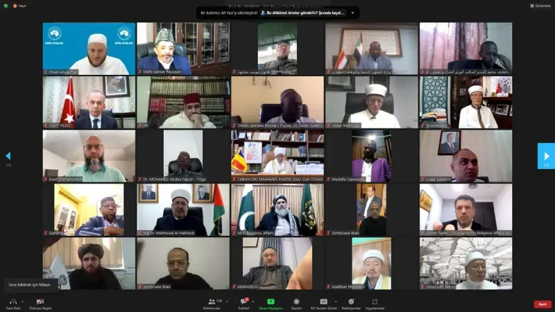 Müftülerimiz ‘‘Dünya Müslüman Dini Liderler Çevrimiçi Toplantısı’na’’ katıldı
