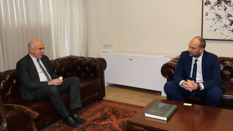 Bulgaristan'ın Selanik Başkonsolosu, Eyalet Başkanı Metios'u ziyaret etti