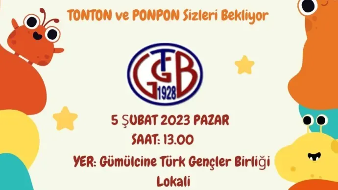 Gümülcine Türk Gençler Birliği çocuklar için etkinlik düzenleyecek!
