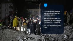 Türkiye'deki depremlerde 3 bin 381 kişi hayatını kaybetti, 7 bin 840 kişi sağ kurtarıldı