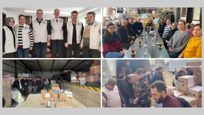 Başkonsolos Ünal ve eşi İskeçe'deki yardım merkezlerini ziyaret etti 