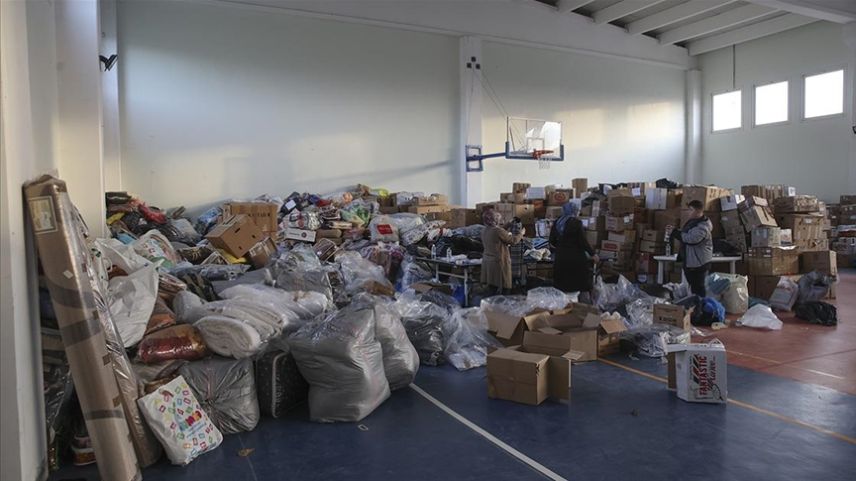 Batı Trakya Türkleri, depremzedelere yardım için birbiriyle yarıştı