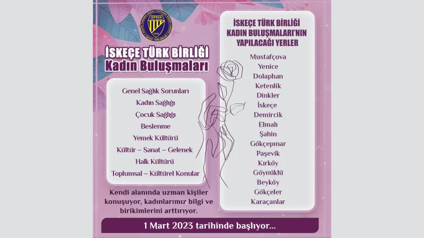 İskeçe Türk Birliği’nden “Kadın Buluşmaları” etkinlikleri