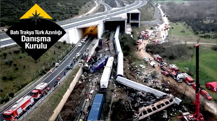 Türk Azınlık kurumları Tren kazası sonrası taziye mesajları yayınladılar