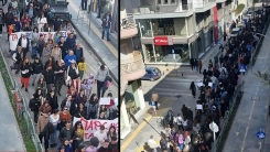 Gümülcine’de tren kazası için protesto yürüyüşü