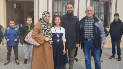 İskeçe Merkez Türk İlkokulu gümüş madalya kazandı