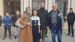 İskeçe Merkez Türk İlkokulu gümüş madalya kazandı