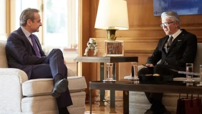Başbakan Miçotakis Türkiye Büyükelçisi Erciyes ile görüştü