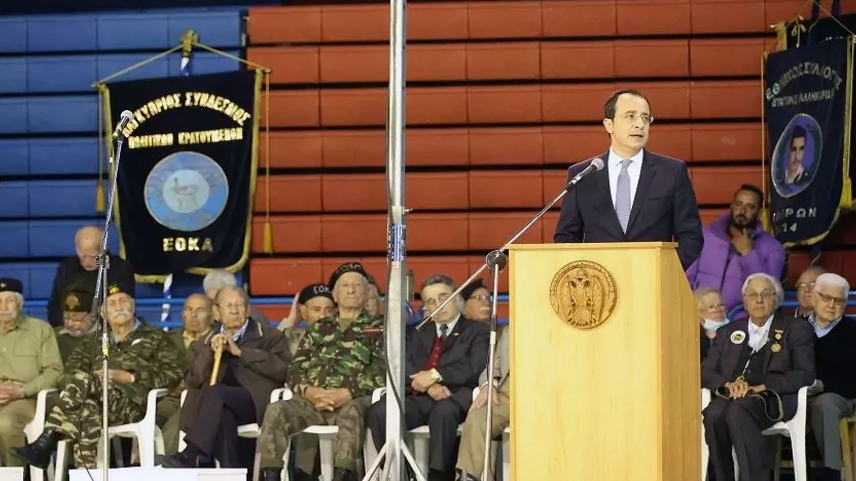 Rum lider Hristodulidis terör örgütü EOKA'yı övdü!