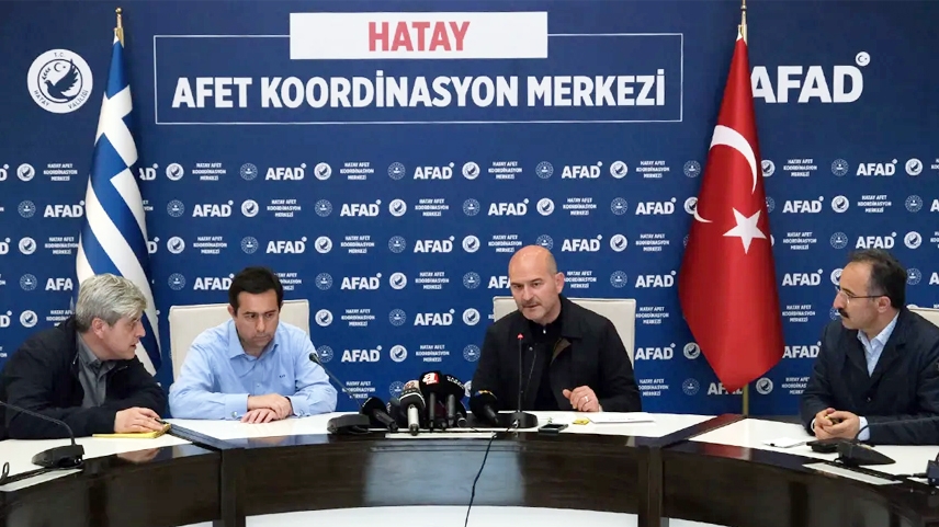 Göç ve İltica Bakanı Mitarakis, Türkiye İçişleri Bakanı Soylu ile buluştu