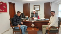 Genç işadamlarından Müftü Trampa’ya ziyaret