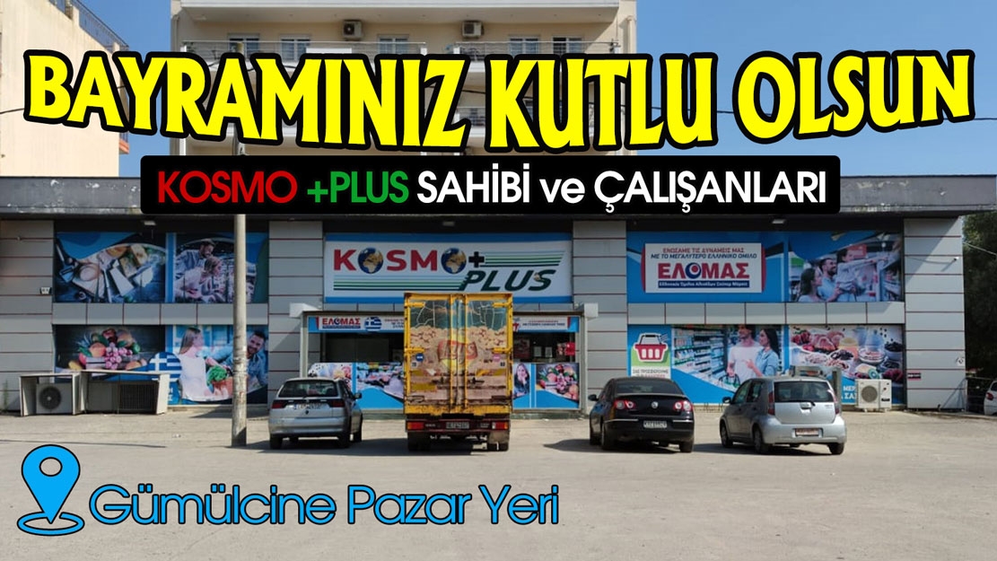 COSMO+PLUS sahibi ve çalışanları bayramınızı kutlar