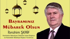 Gelecek Listesi Başkanı İbrahim Şerif'ten bayram mesajı