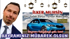 Lefecilerli Oto Elektrik Ustası İlker Muhsin'den bayram mesajı
