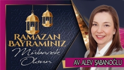 Avukat Alev Şabanoğlu'ndan bayram tebriği
