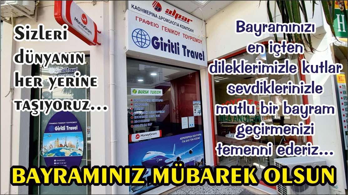 GİRİTLİ TRAVEL Ramazan bayramınızı kutlar
