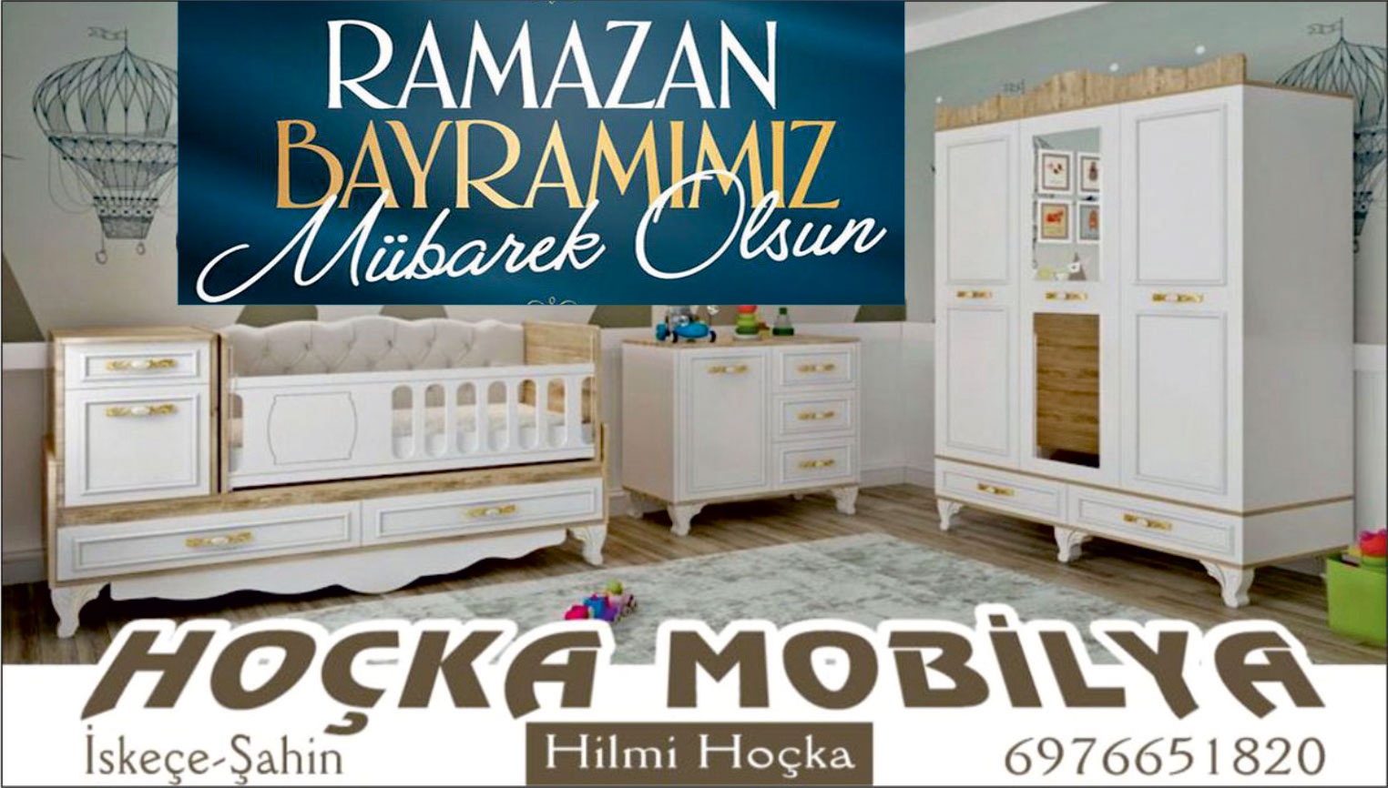 İskeçe Şahin kasabasında hizmet veren HOÇKA MOBİLYA Ramazan bayramınızı kutlar