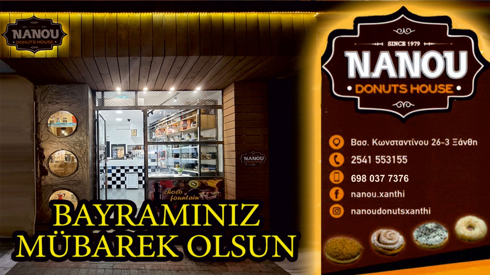 NANOU DONUTS HOUSE Ramazan bayramınızı kutlar