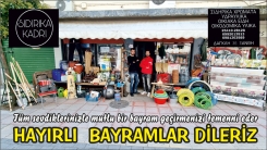 "SİDİRİKA KADRİ" nalburiye mağazası bayramınızı tebrik eder