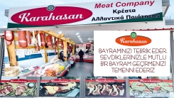 Karahasan Et Ürünleri sahibi ve çalışanları hayırlı bayramlar diler