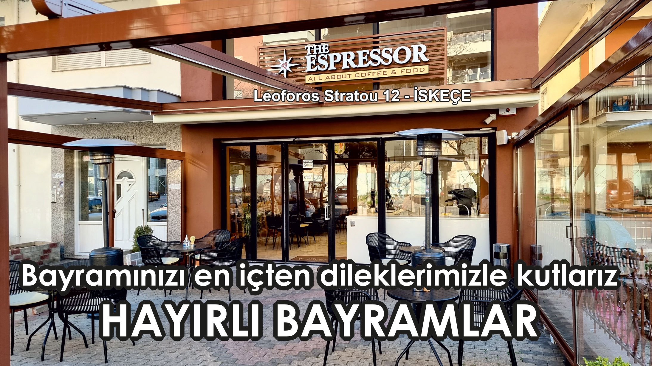 'THE ESPRESSOR' sahibi KABZA KARDEŞLER'den Ramazan Bayramınızı kutlar