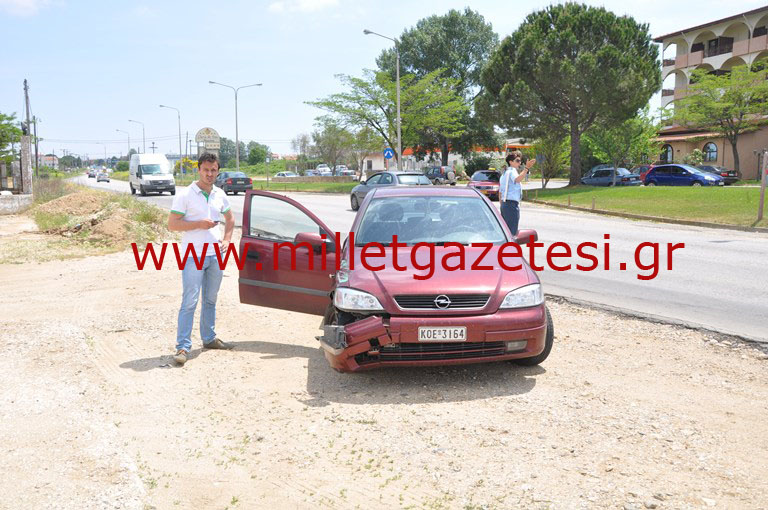 Gümücine’deki trafik kazası korkuttu