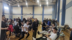 Celal Bayar Azınlık Ortaokulu ve Lisesi'nde kan bağışı kampanyası düzenlendi