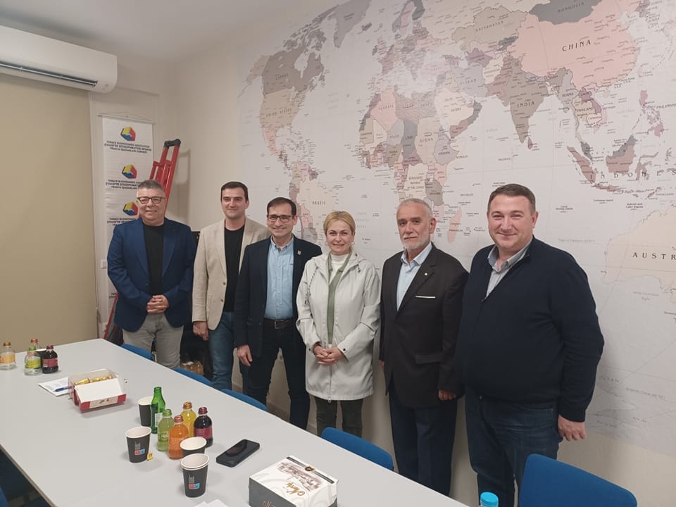 TİAD yönetimi, Rodop Milletvekili Adayı Sibel Mustafaoğlu'nu ağırladı