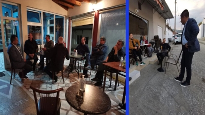 Katrancı,  yaka bölgesinde kiraz üreticilerin sıkıntılarını dinledi