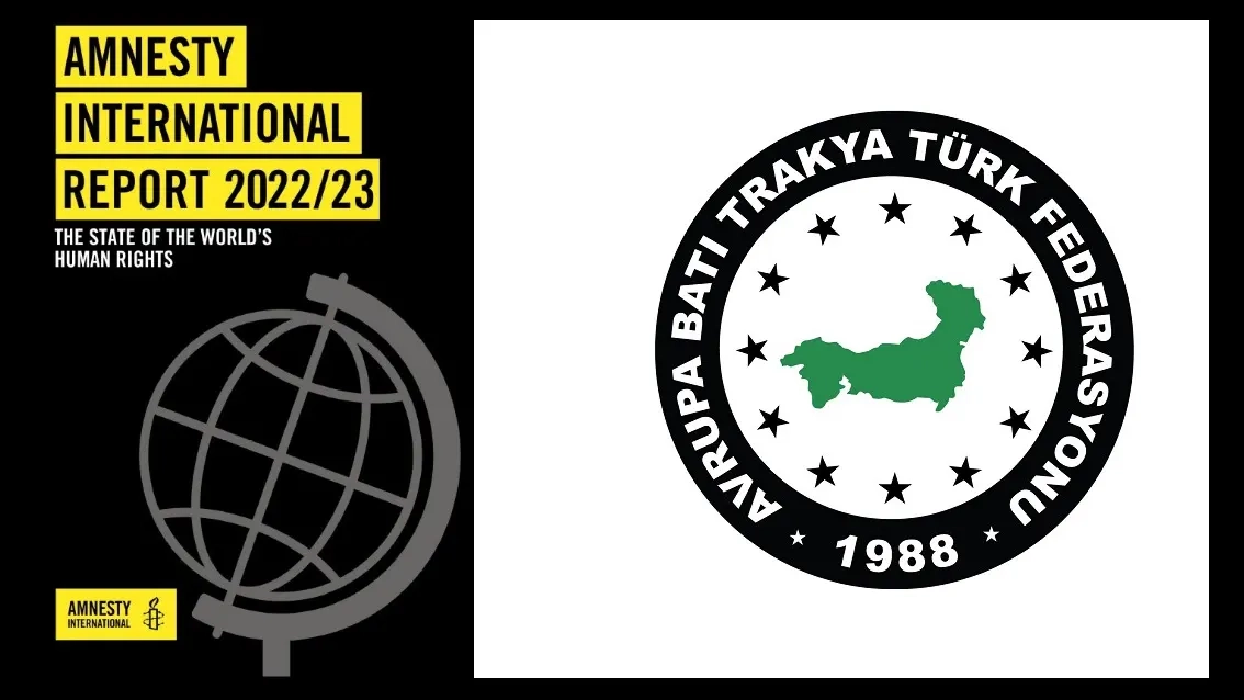 Batı Trakya Türklerinin sorunları Uluslararası Af Örgütüne rapor edildi