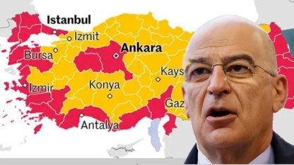 Fransız gazetesinin seçimler için kullandığı Türkiye haritası Yunanistan'ı kızdırdı