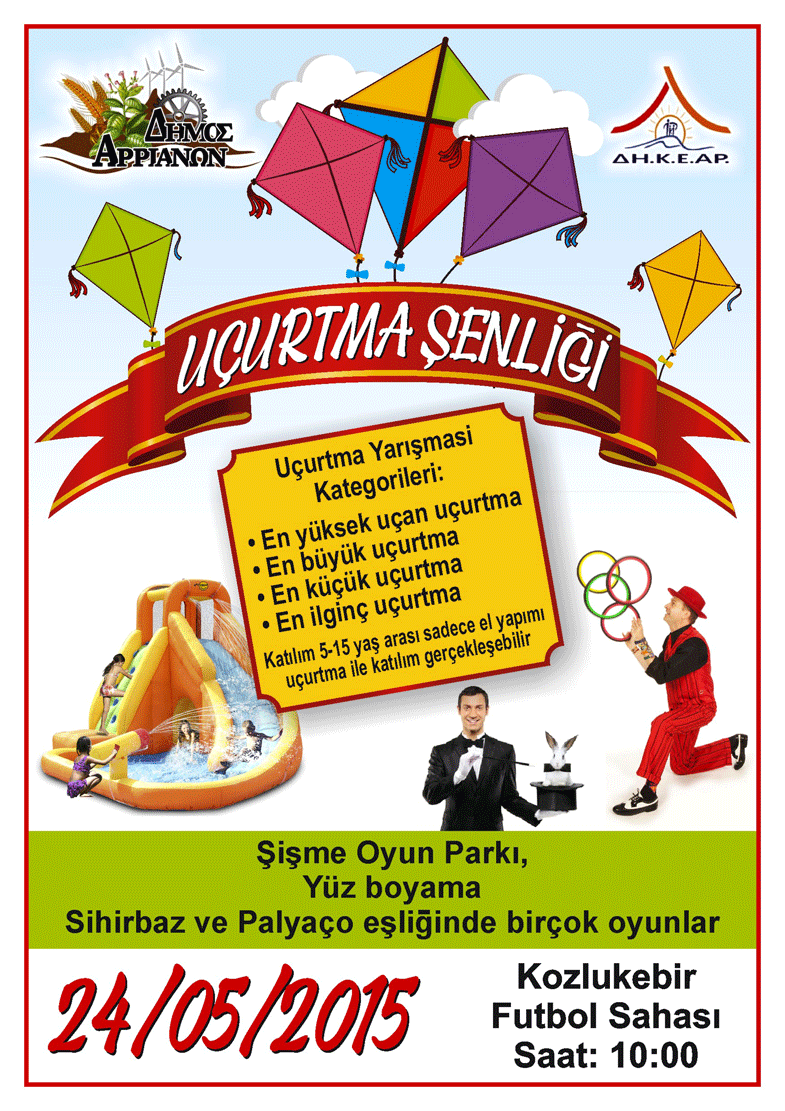 Kozlukebir'de Uçurtma Şenliği Var