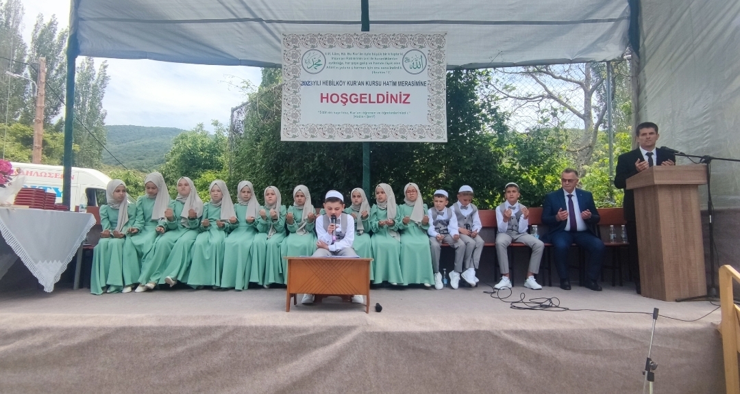 Hebilköy'de Hatim Merasimi düzenledi