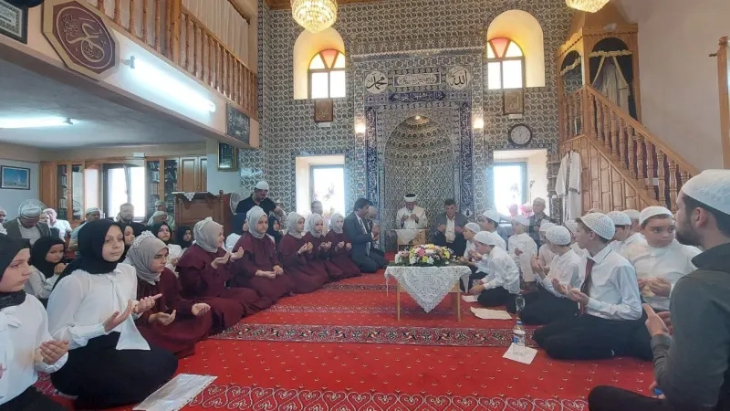 İskeçe Ahiriyan Camii’nde hatim coşkusu yaşandı