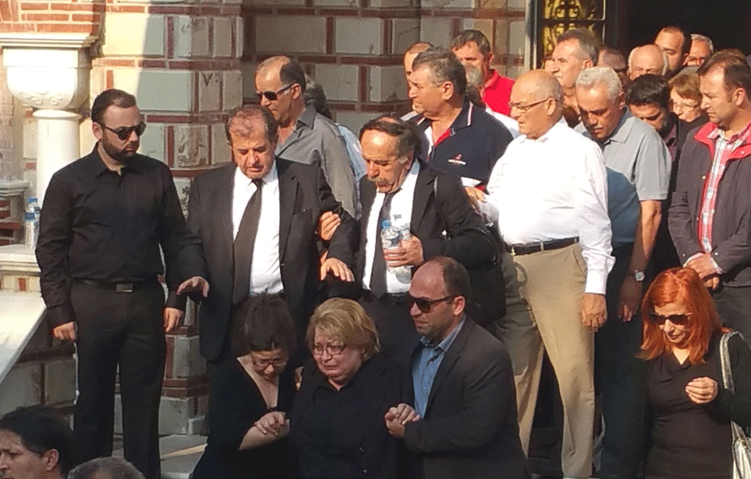 Pavlidis'in oğlu Theodoros son yolculuğuna uğurlandı